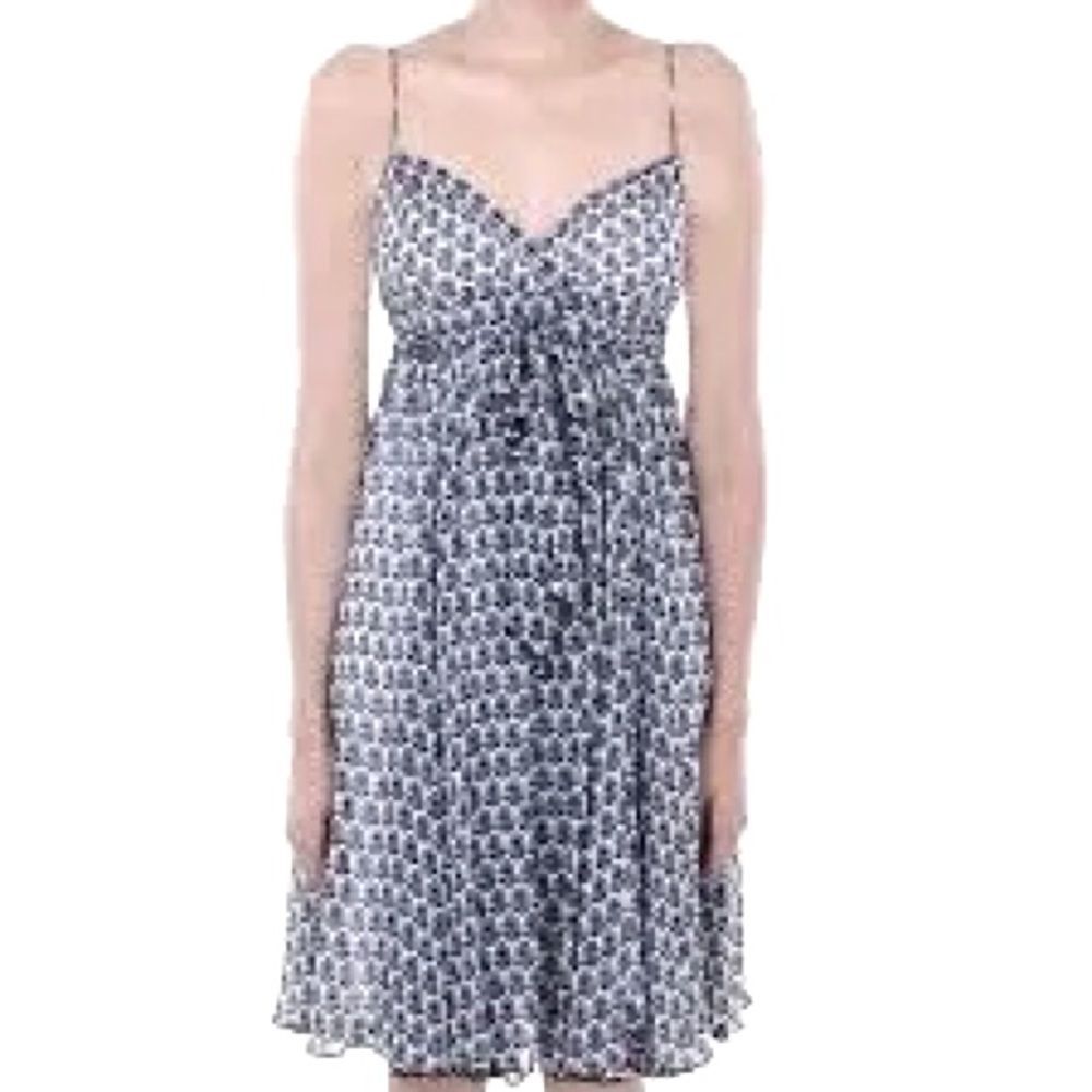 AUTHENTIC DIANE VON FÜRSTENBERG 100% SILK KENNEDY CHIFFON SILK DRESS